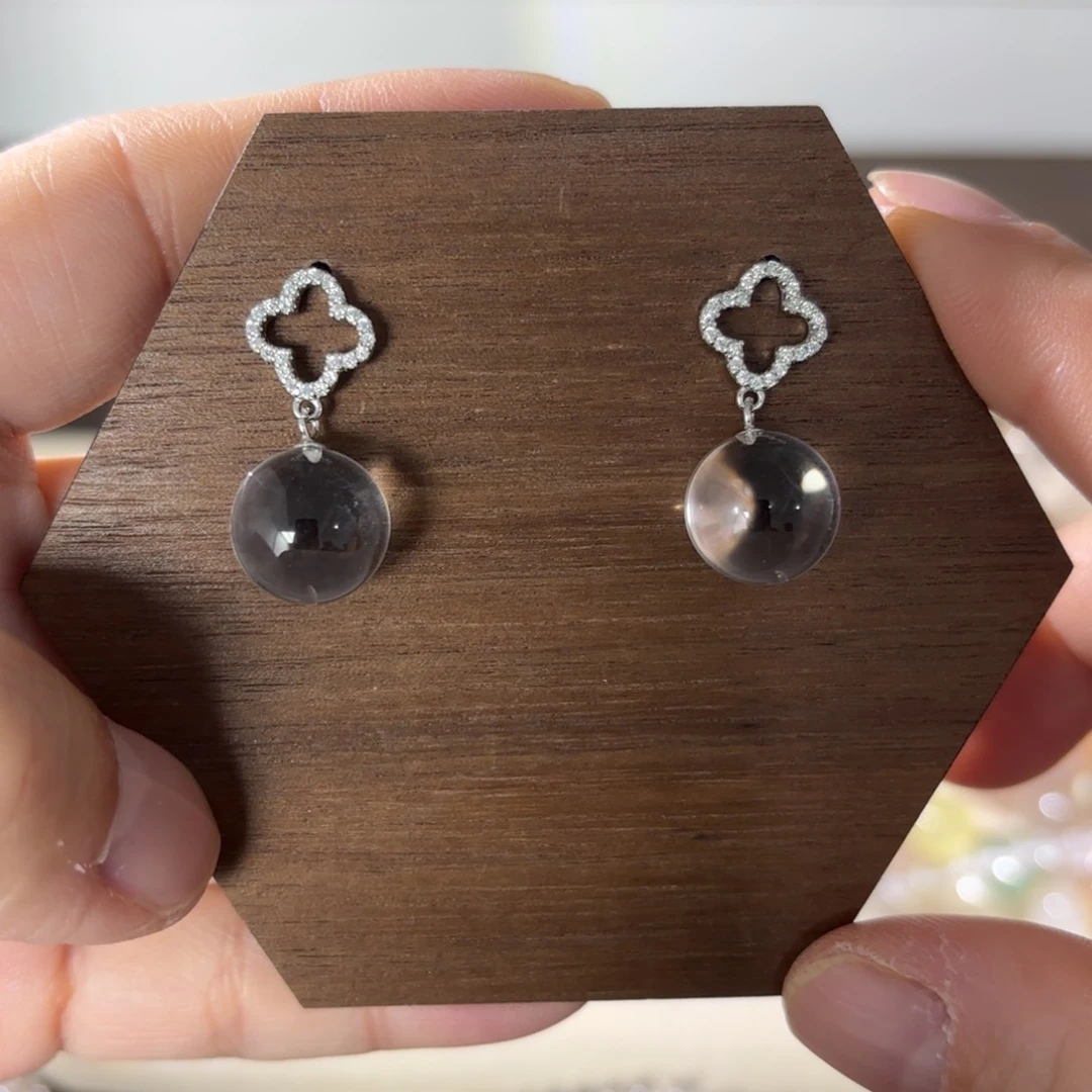 未镶嵌手链水晶耳坠