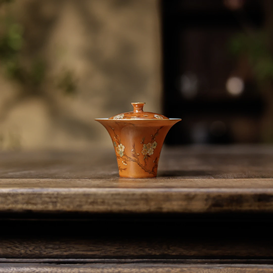 【三山拙垆】暗香盖碗（合吾0064）