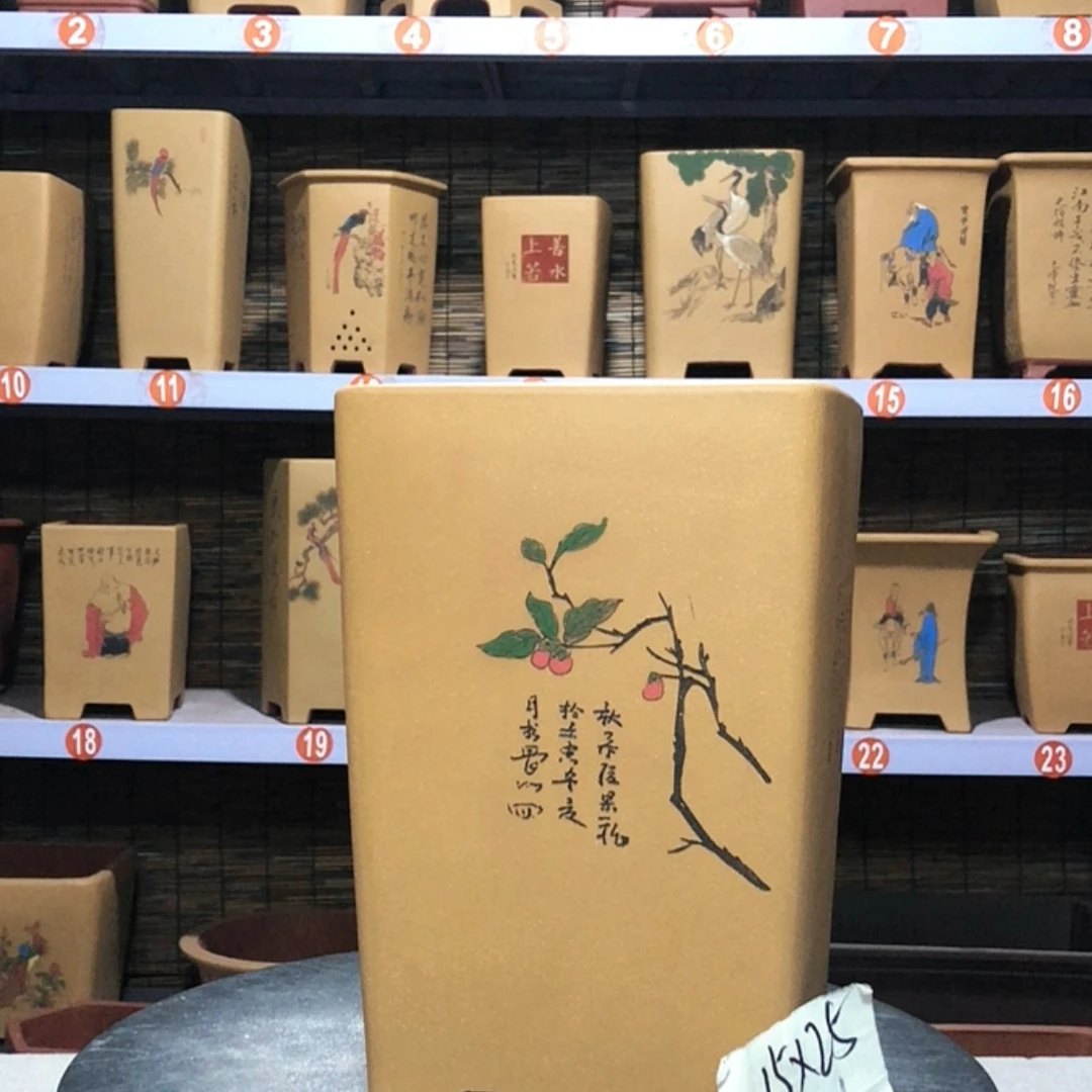【闪购商品】紫砂花盆我**良手工制作