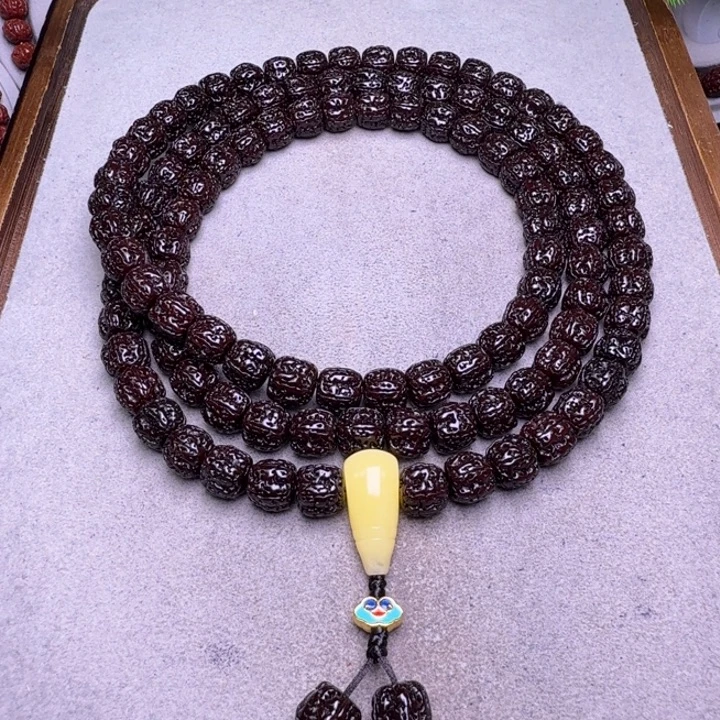 吊坠金刚菩提黑金108尺寸12