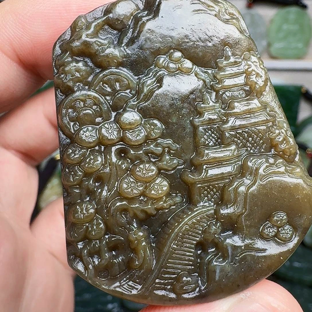 颈饰未镶嵌和田玉