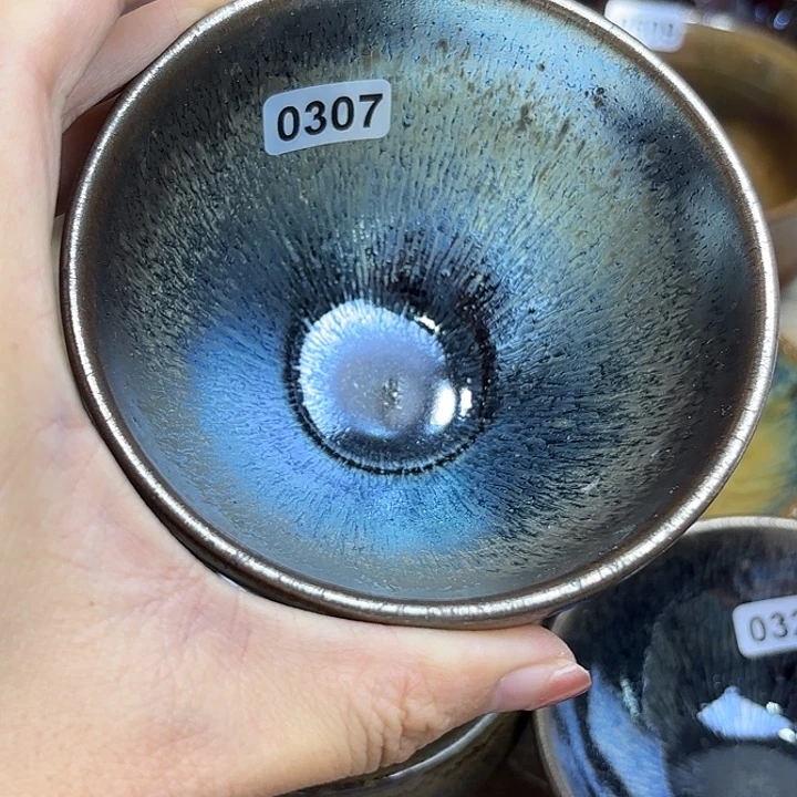 茶盏沐雨茶器柴烧主人杯