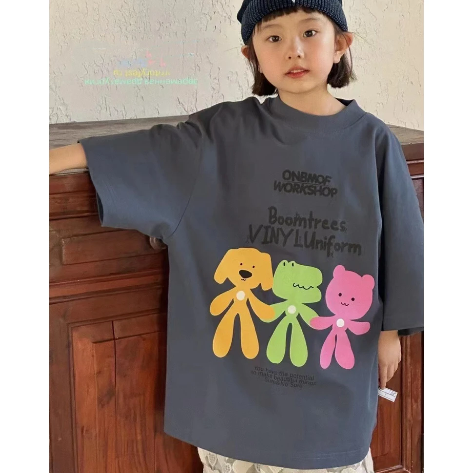 24051高端潮流时尚百搭童装休闲T恤B9-2-3