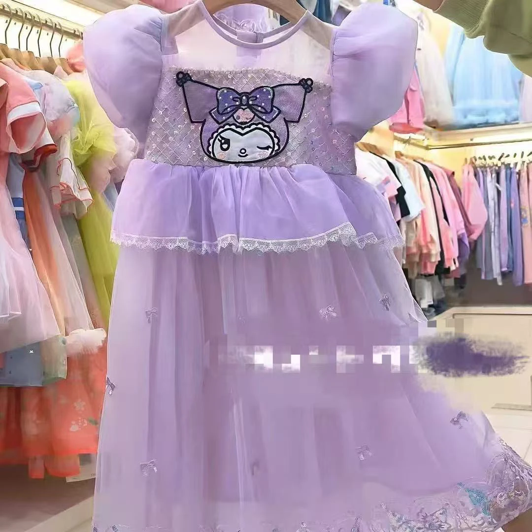 738哈哈家夏季女童洋气时髦公主裙礼服裙