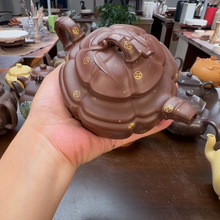 何***悟紫砂公道杯密密麻麻