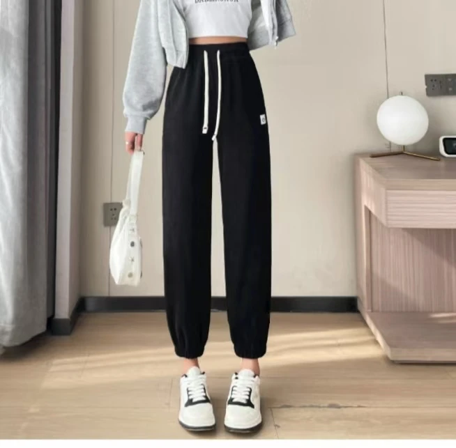 8902-AQ新款松紧缩口卫裤