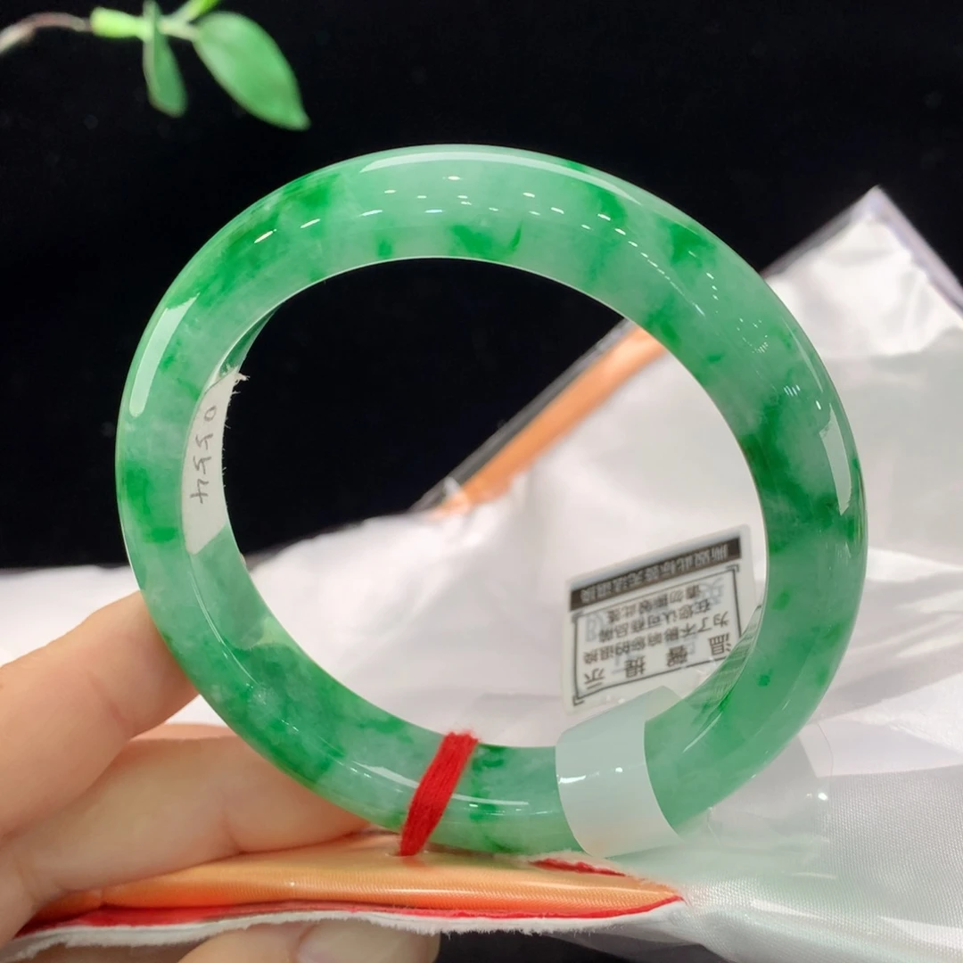 翡翠未镶嵌手镯0554