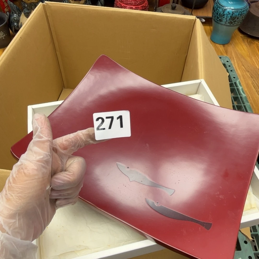 瓷片摆件工艺品摆件666