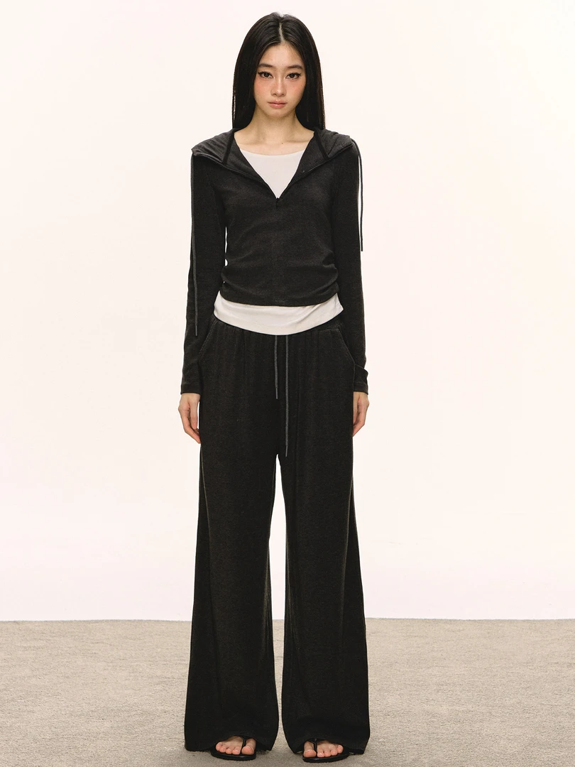 anna aneae 巨好看的两件套秋冬女假两件外套裤子半身裙运动套装