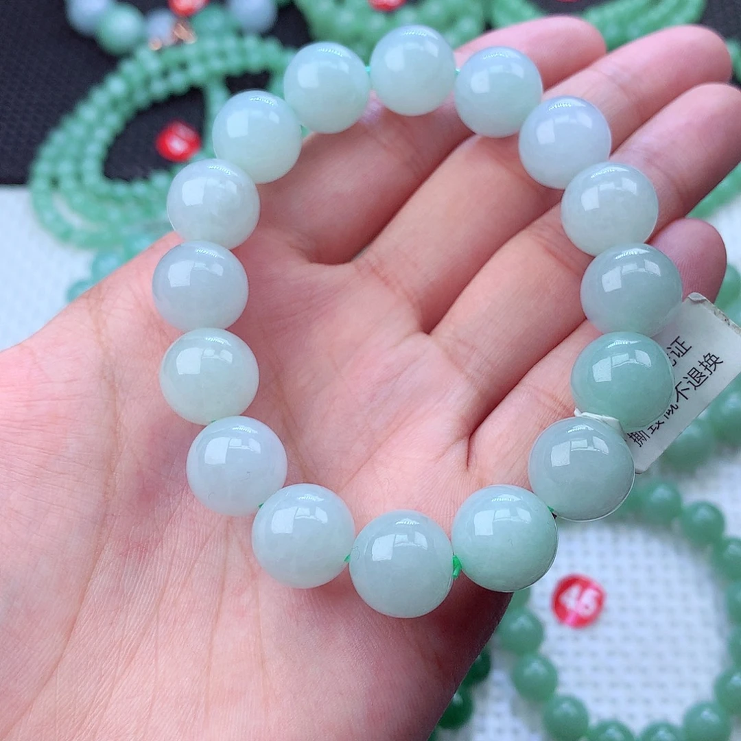 翡翠未镶嵌毛衣链