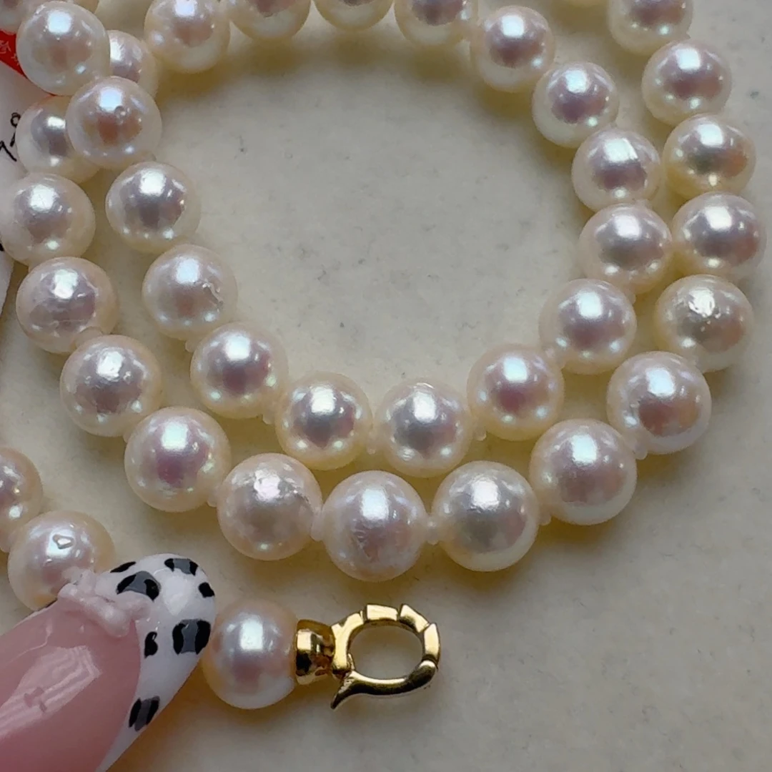 海水珍珠银S925镶嵌颈饰@@yc357