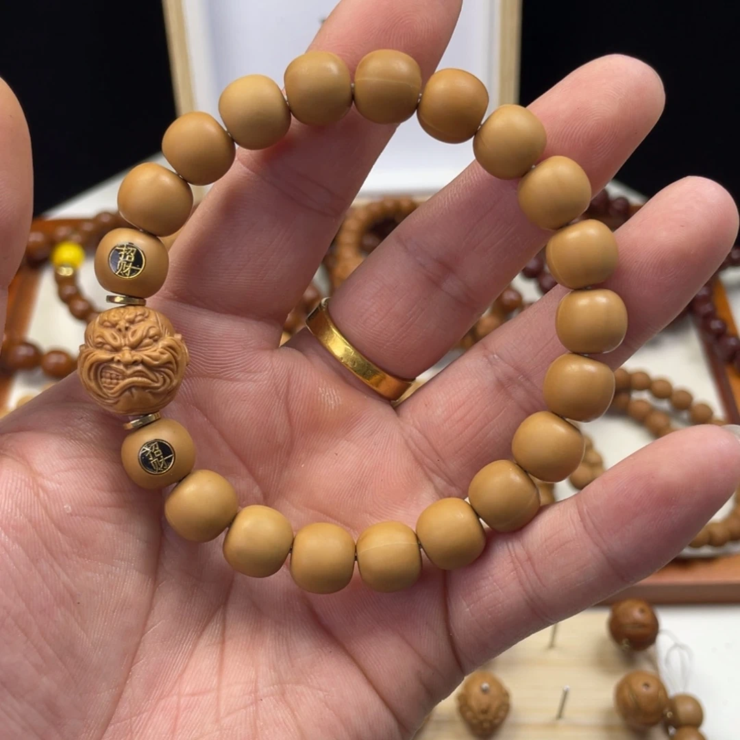 猴头核桃手串全品11+龙炎大老型镶嵌搭配款