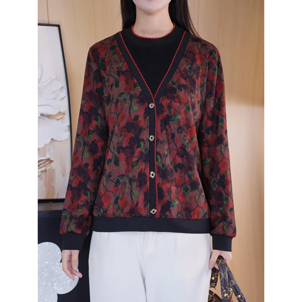 百搭打底衫显瘦高级感春上衣胖妹妹加大码女装品质阔太太时髦衣服