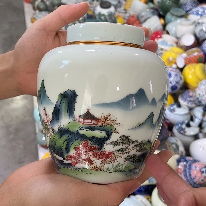 陶瓷罐茶叶罐密封罐