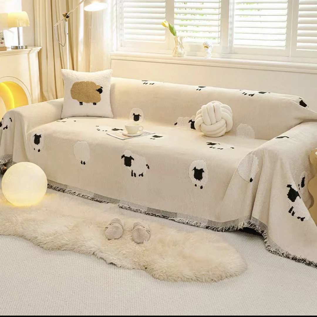 【小马驹】雪尼尔沙发垫防滑防尘沙发