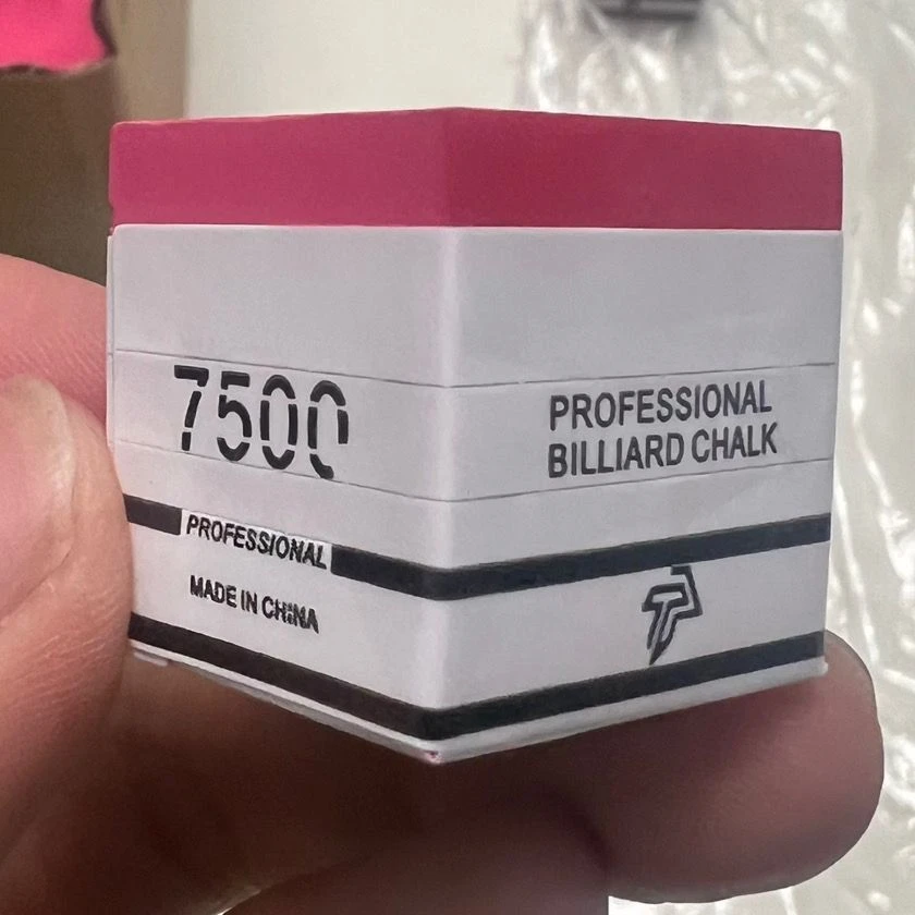 新品7500职业斯诺克单颗油性中式干性巧粉黑八巧克粉球杆台球