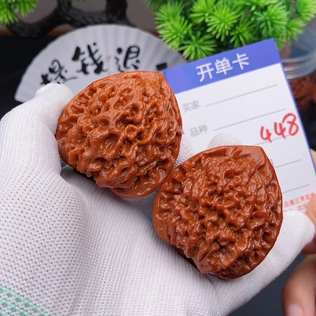 把件文玩核桃45官帽448