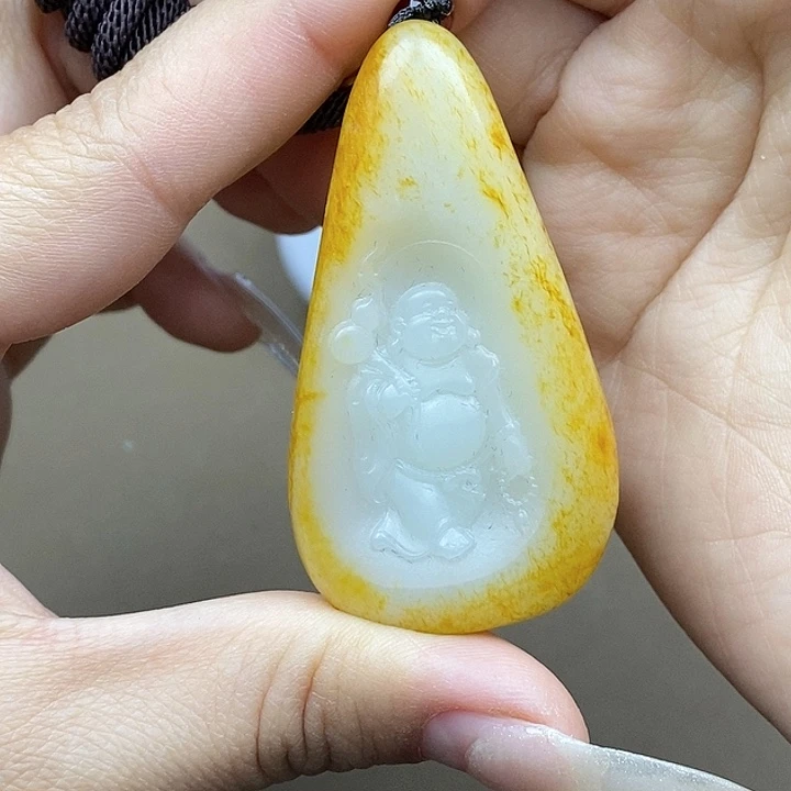 和田玉挂件未镶嵌冰*G