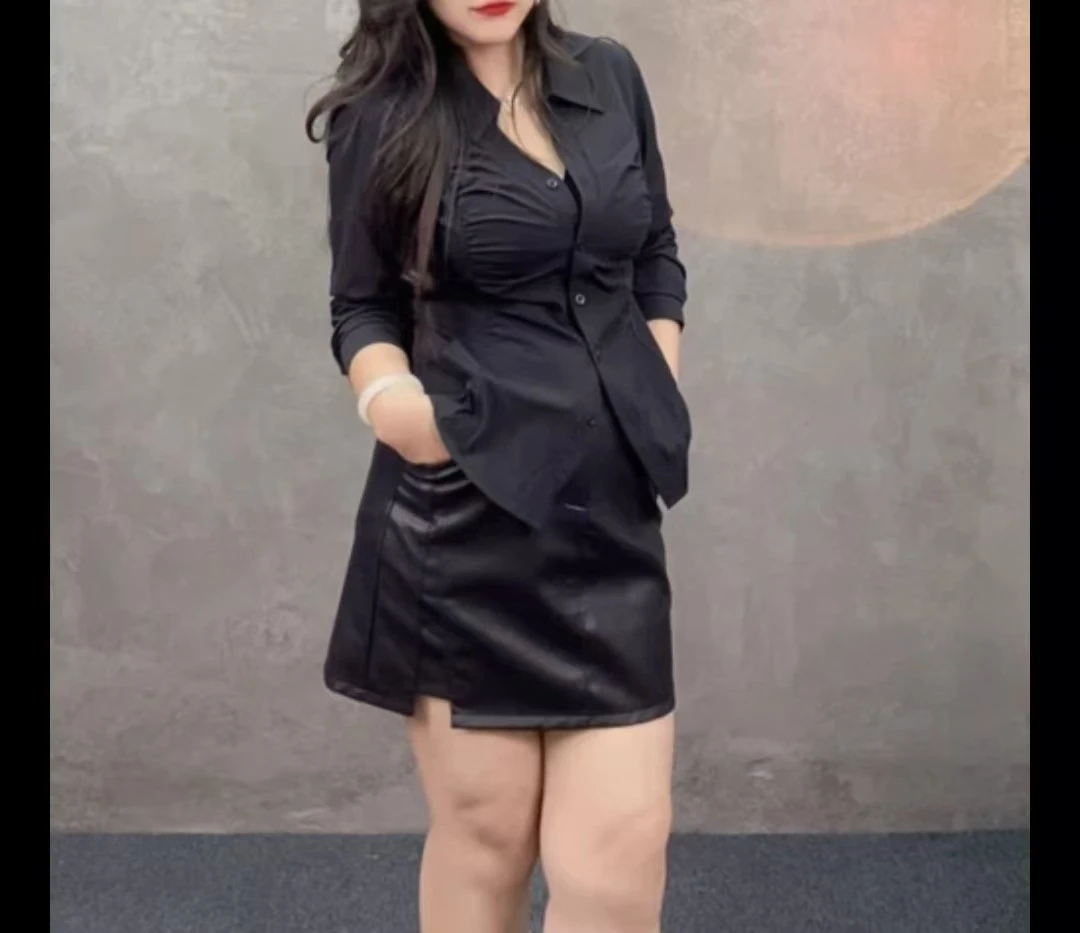 潘老板【御姐天团】大码女装新款时尚显瘦洋气衬衫上衣