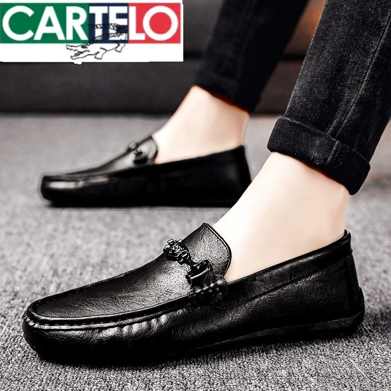 韩版豆豆鞋秋季款2025新款潮鞋加绒时尚百搭一脚蹬潮流商务休闲鞋