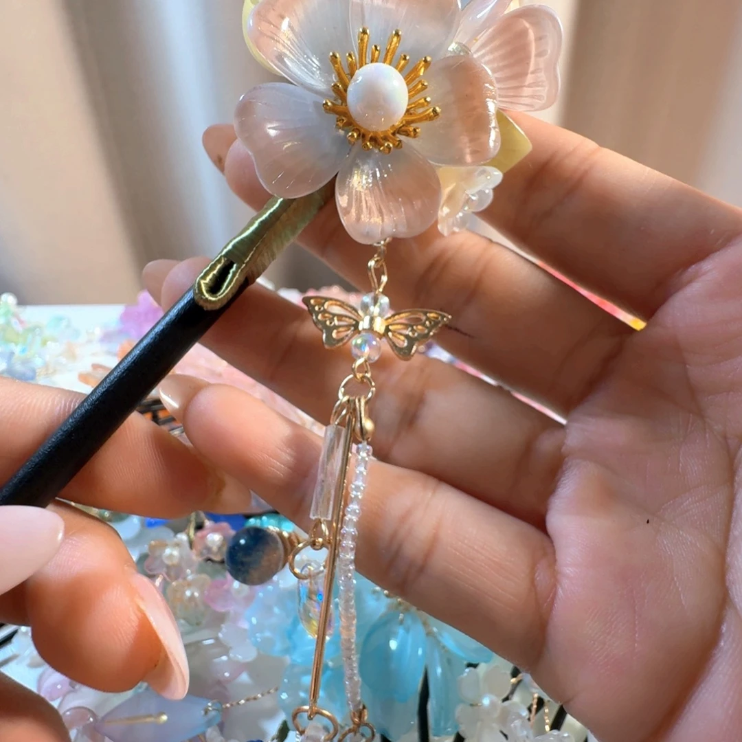 醋酸铁合金精致款木簪