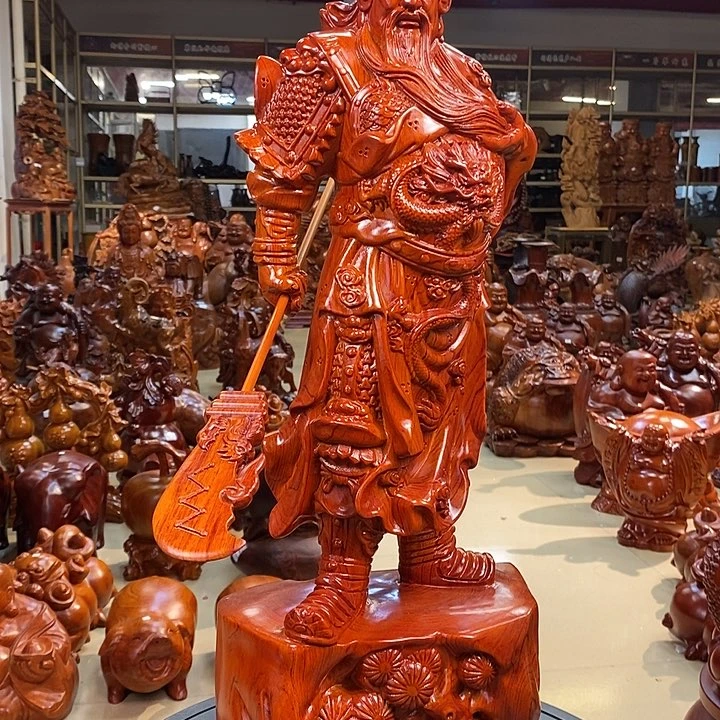 花梨木类士*小巴花梨木关公60