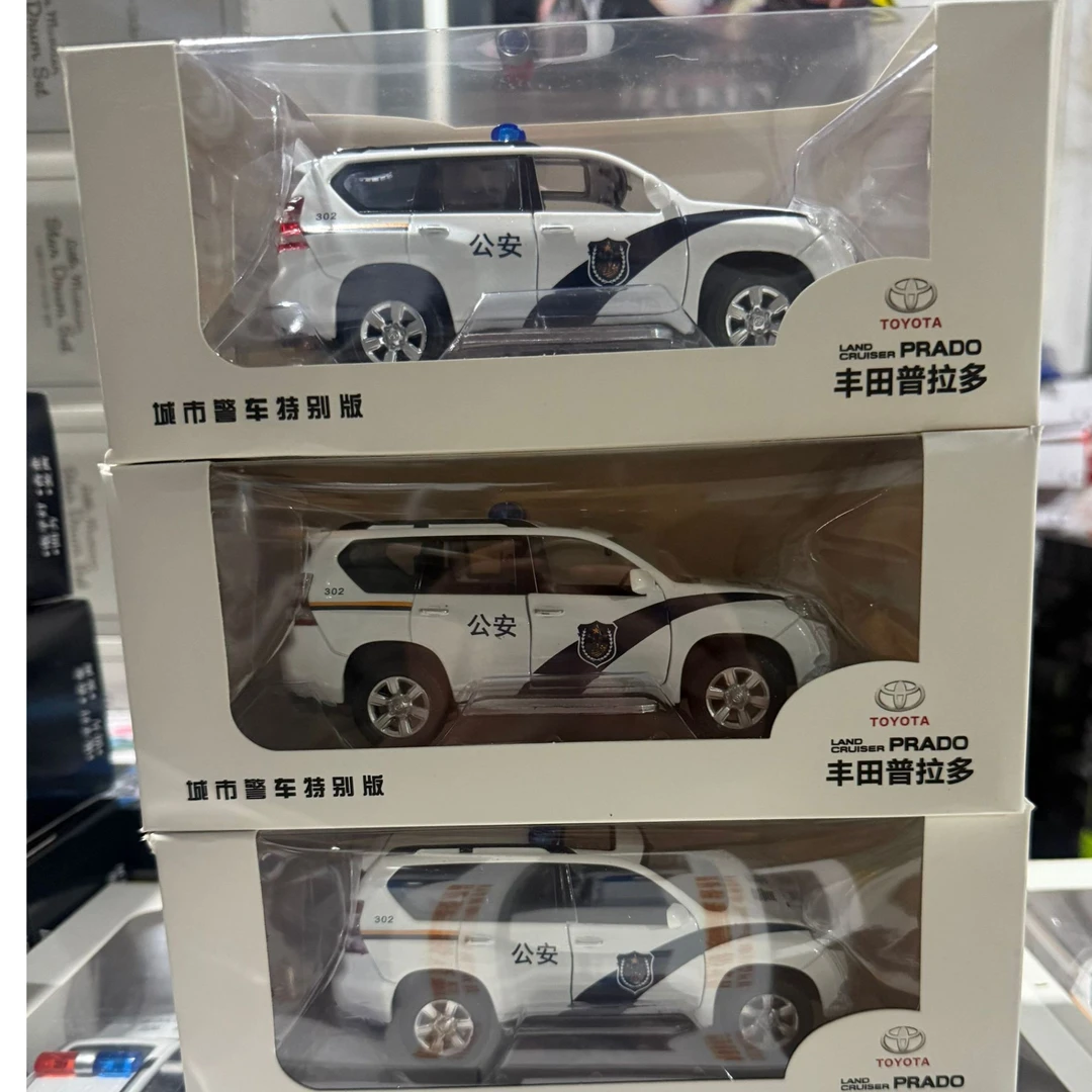 何金普拉多警车科学玩具车