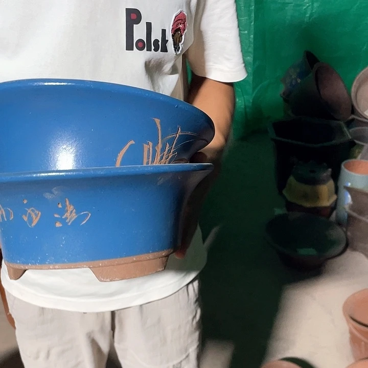 26-26蓝票口花盆花盆花盆