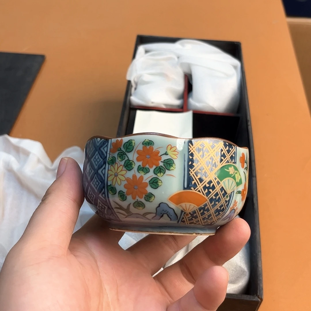 五只葵口小碗009哈