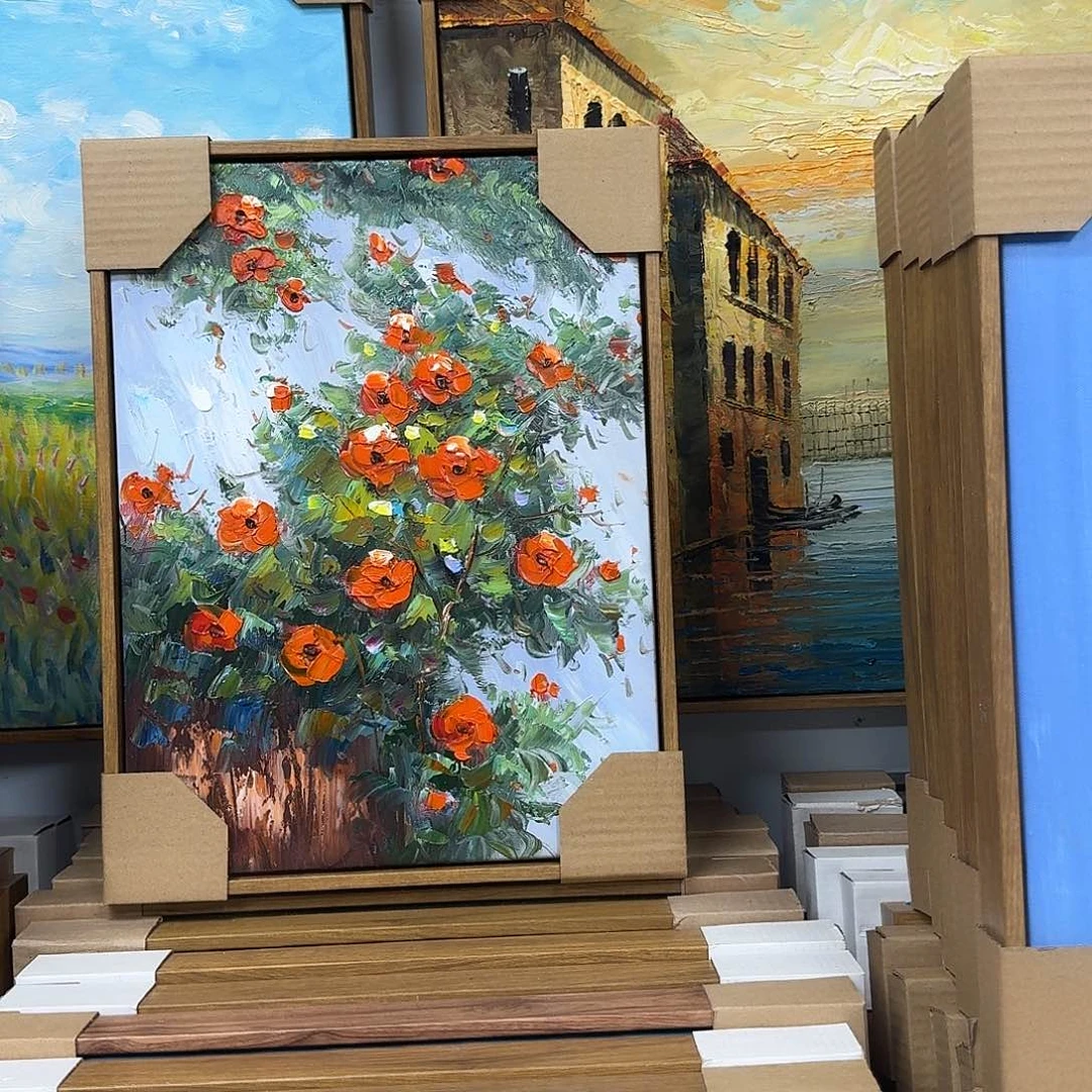 油画3040油画作品入选全国美展并