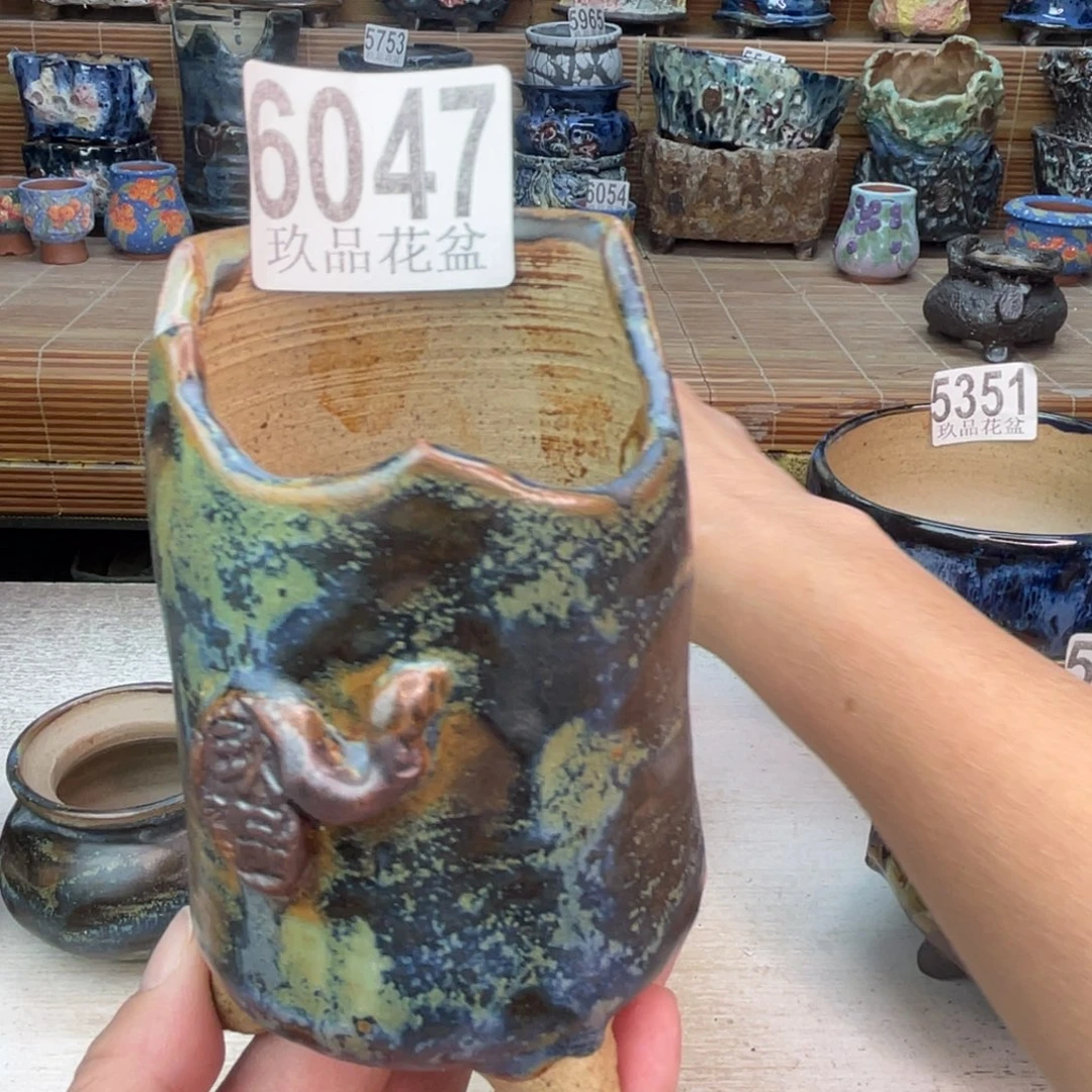 景德镇陶瓷玖品花盆