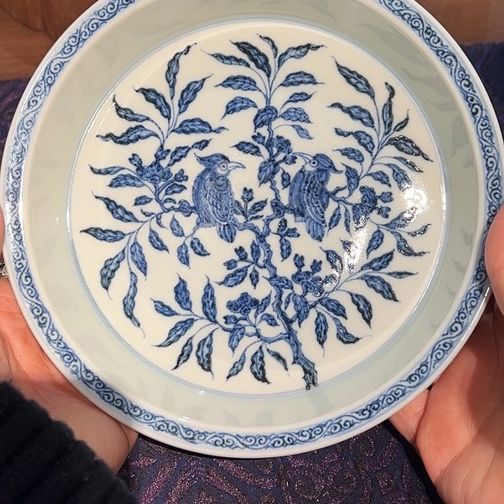 景土造物十花十果绶带鸟