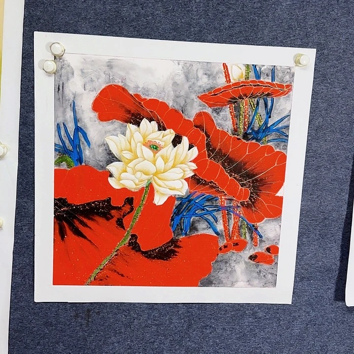国画国画花鸟画作品