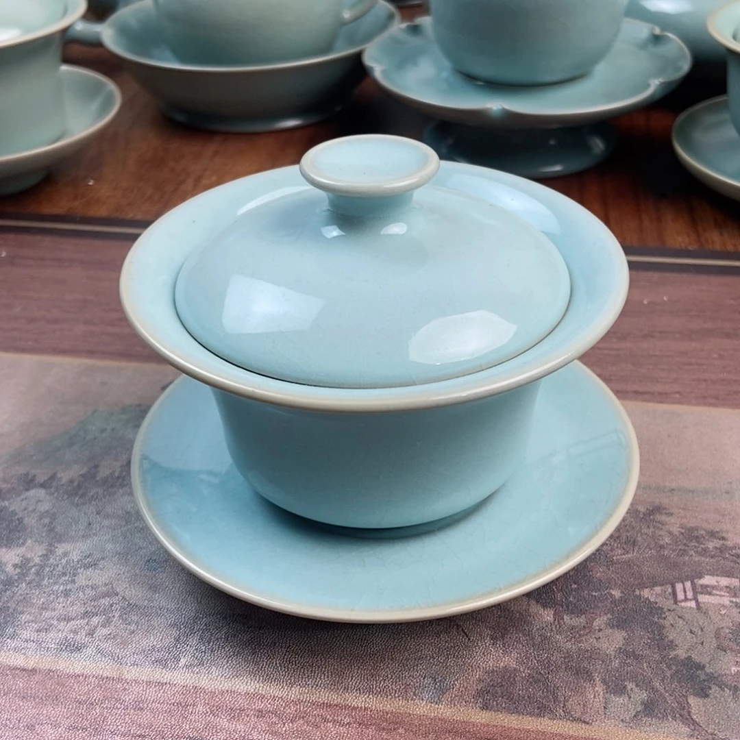 摆件原产地原矿汝瓷～茶器