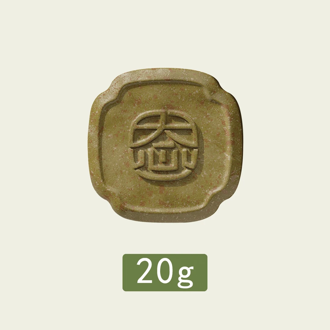 态施茶麸侧柏叶草本洗发皂20g