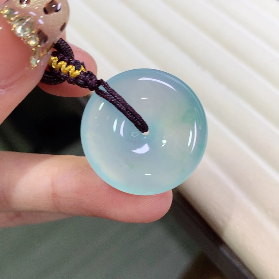 翡翠未镶嵌颈饰23.4-5.3