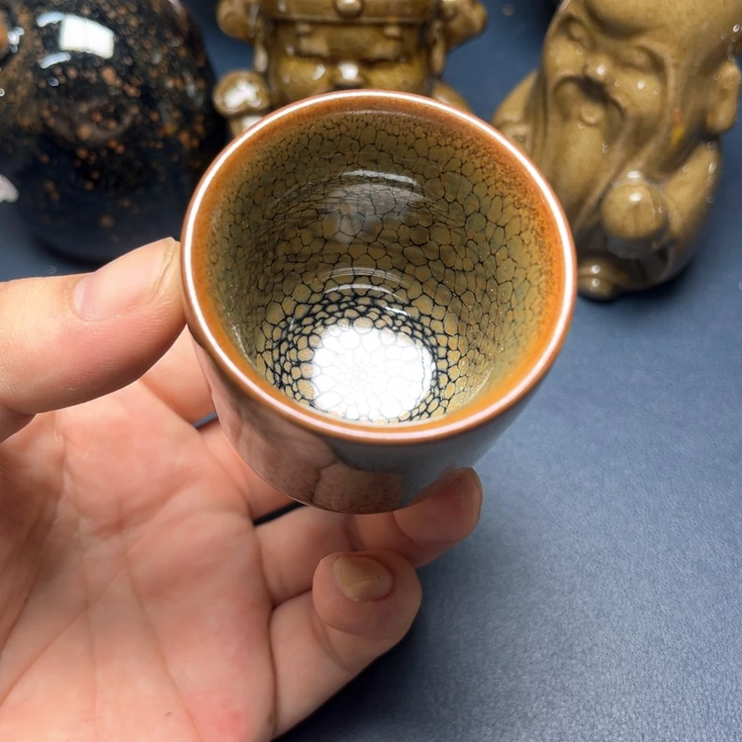 茶盏建盏手握泡茶主人杯