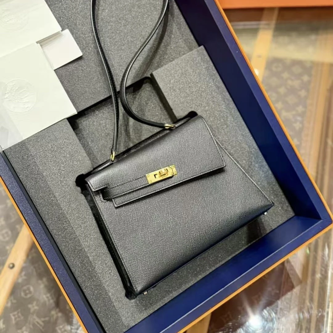未使用 Hermes/爱马仕 黑金kelly  /43809767/12期/代卖服务