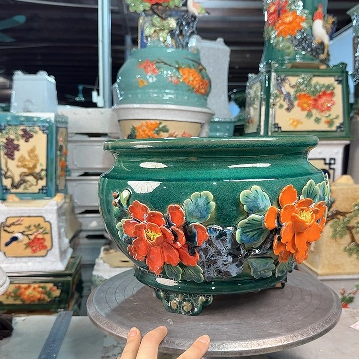 红陶鱼**好岭南100,000花盆
