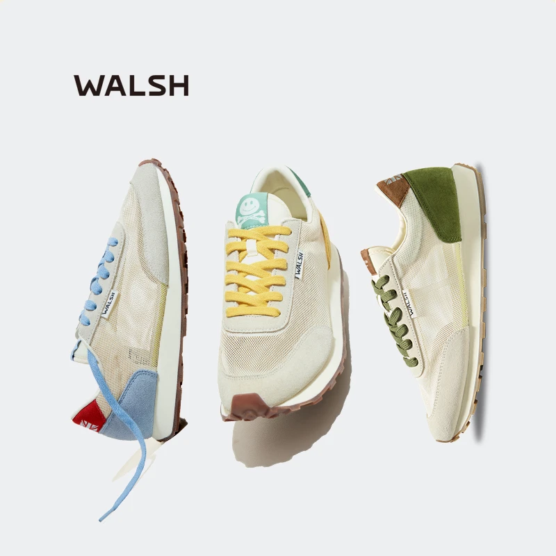 Norman Walsh【yoyo推荐】LA84系列春夏网面透气运动休闲慢跑鞋百搭
