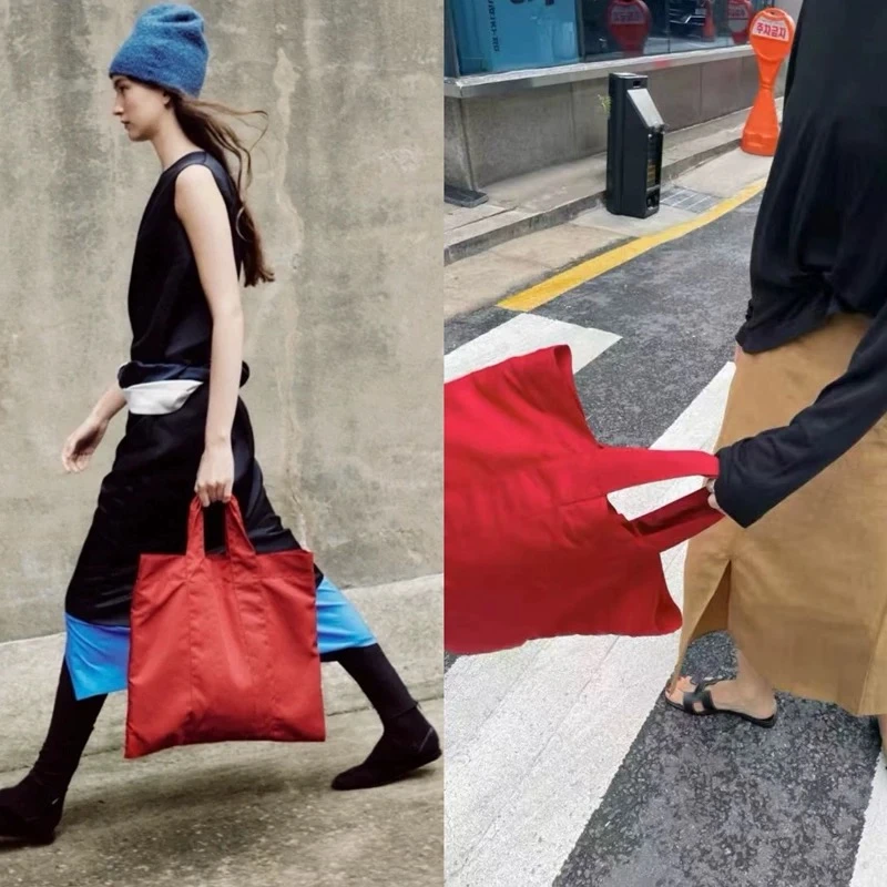 经典高档手提大容量尼龙托特包手提包户外可折叠