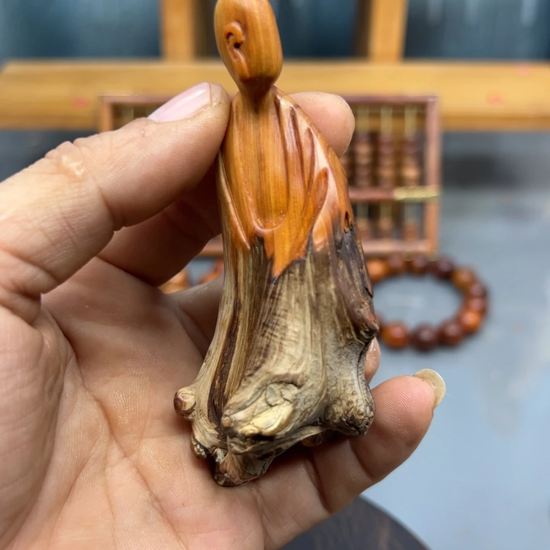 浪***沧木崖柏木摆件手把件，