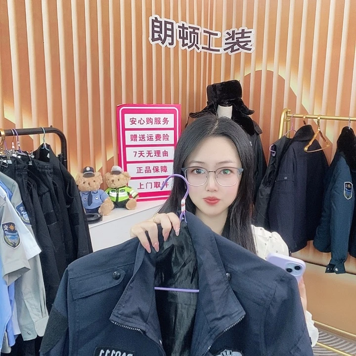 藏青色春秋拉链夹克上衣女士160码➕标