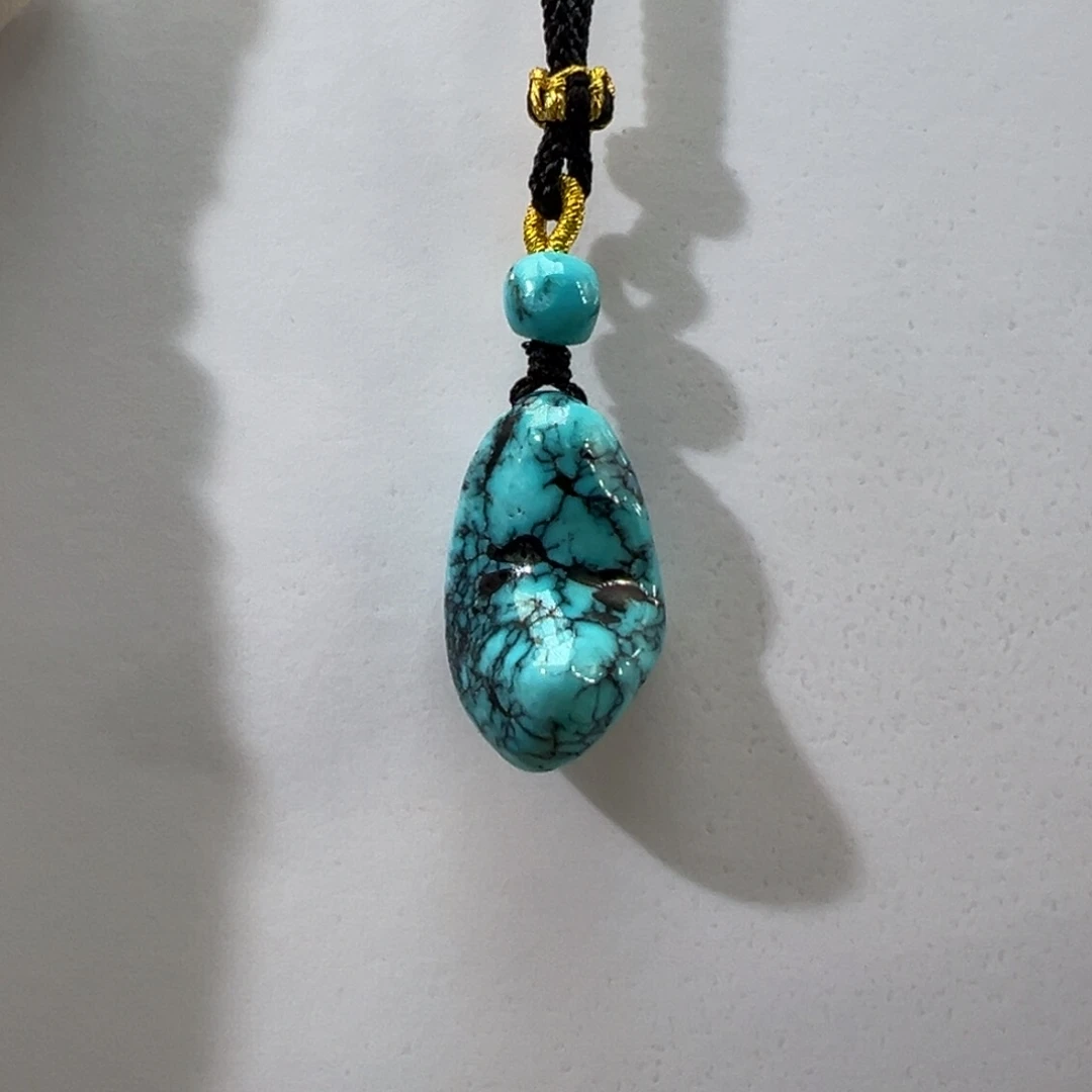 绿松石未镶嵌挂件5.06g