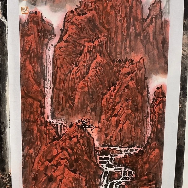 国画书画作品多次参加全国书画大展