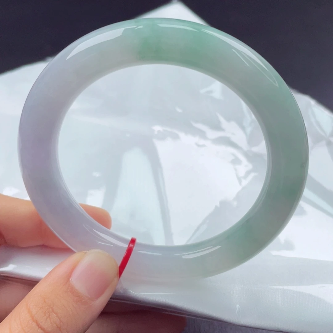 翡翠未镶嵌手镯（圆镯）5758圈