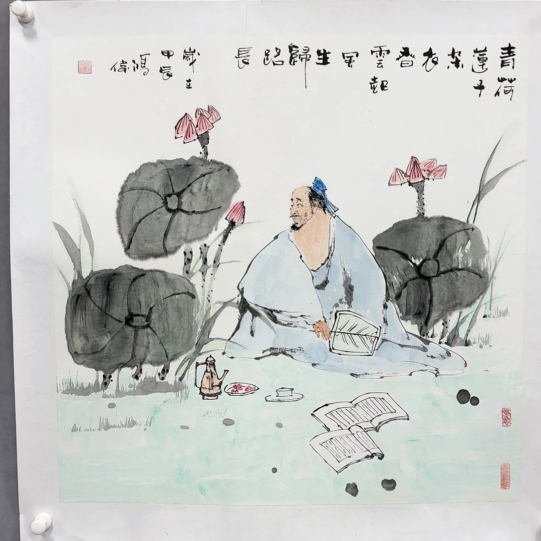 国画国画纯手绘作品请放心去藏