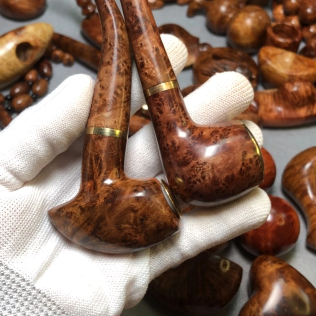 【闪购商品】木昕麻梨疙瘩火琉璃手把件