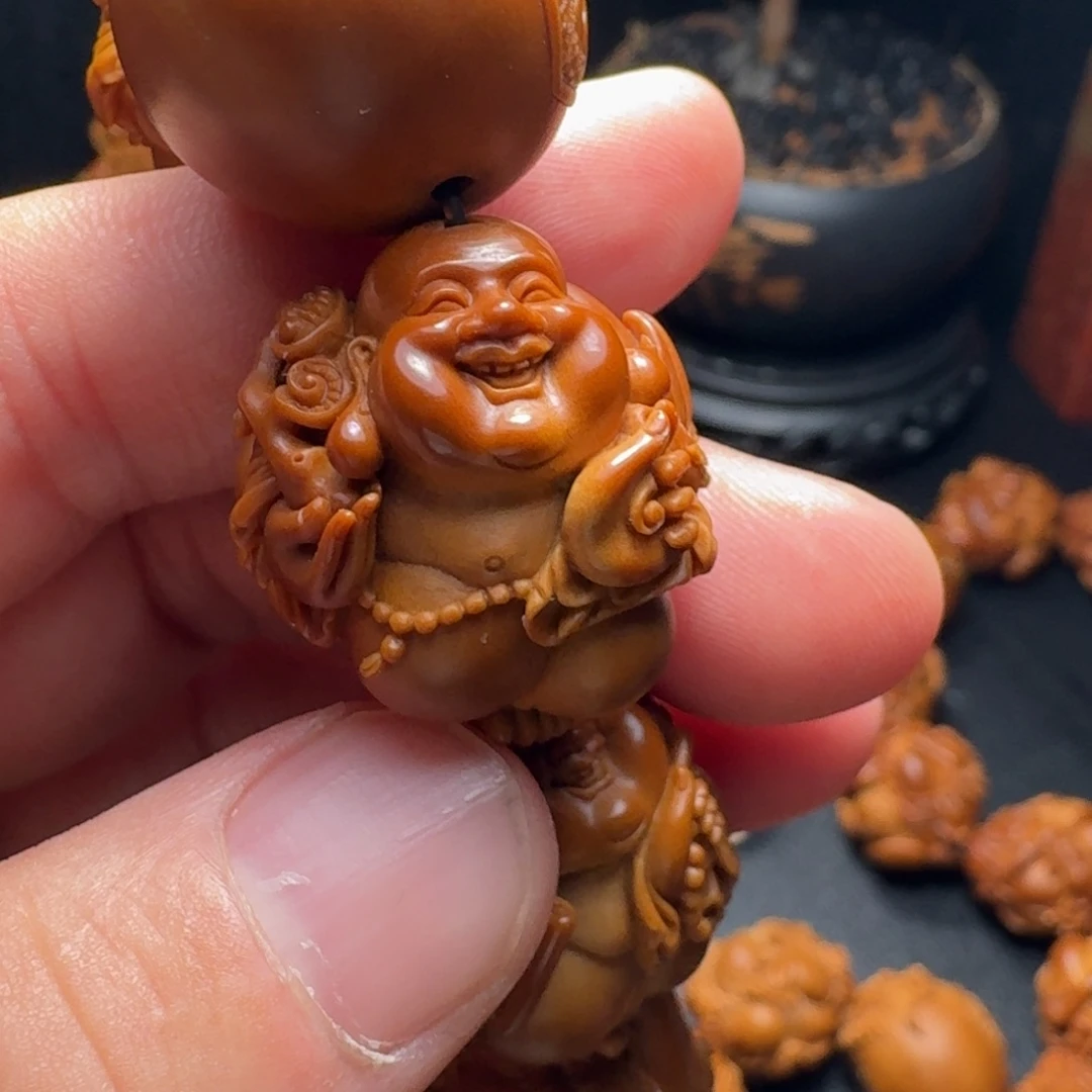 ****帅橄榄核手串/手链弥勒