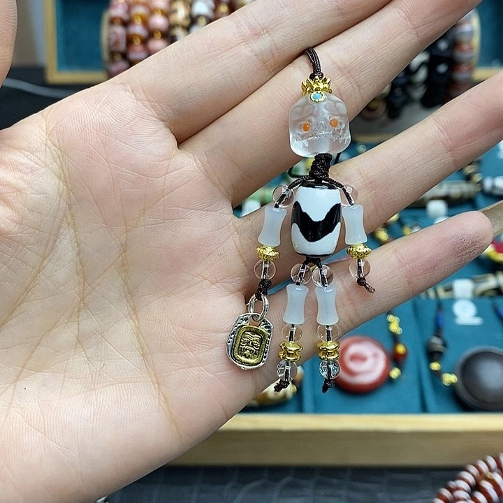 玛瑙/玉髓颈饰合金